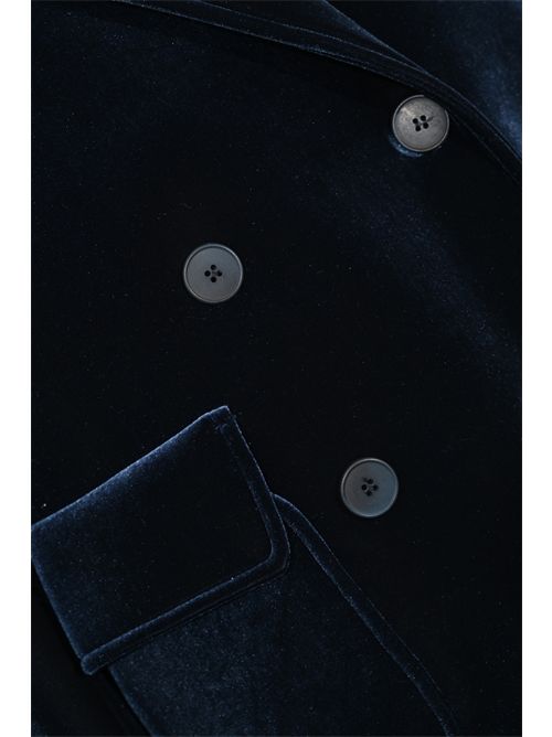 Cappotto Peacoat in velluto accoppiato Alpha studio | AD-4730N2001